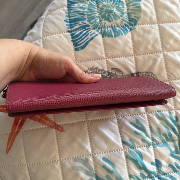 Prada wallet on chain rose / pink /authentic 100% - Picture 7 of 12
